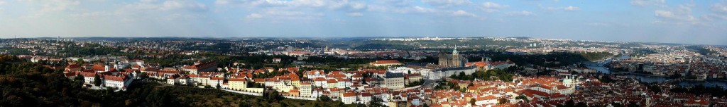 Prague - Vue de la tour de Petrín